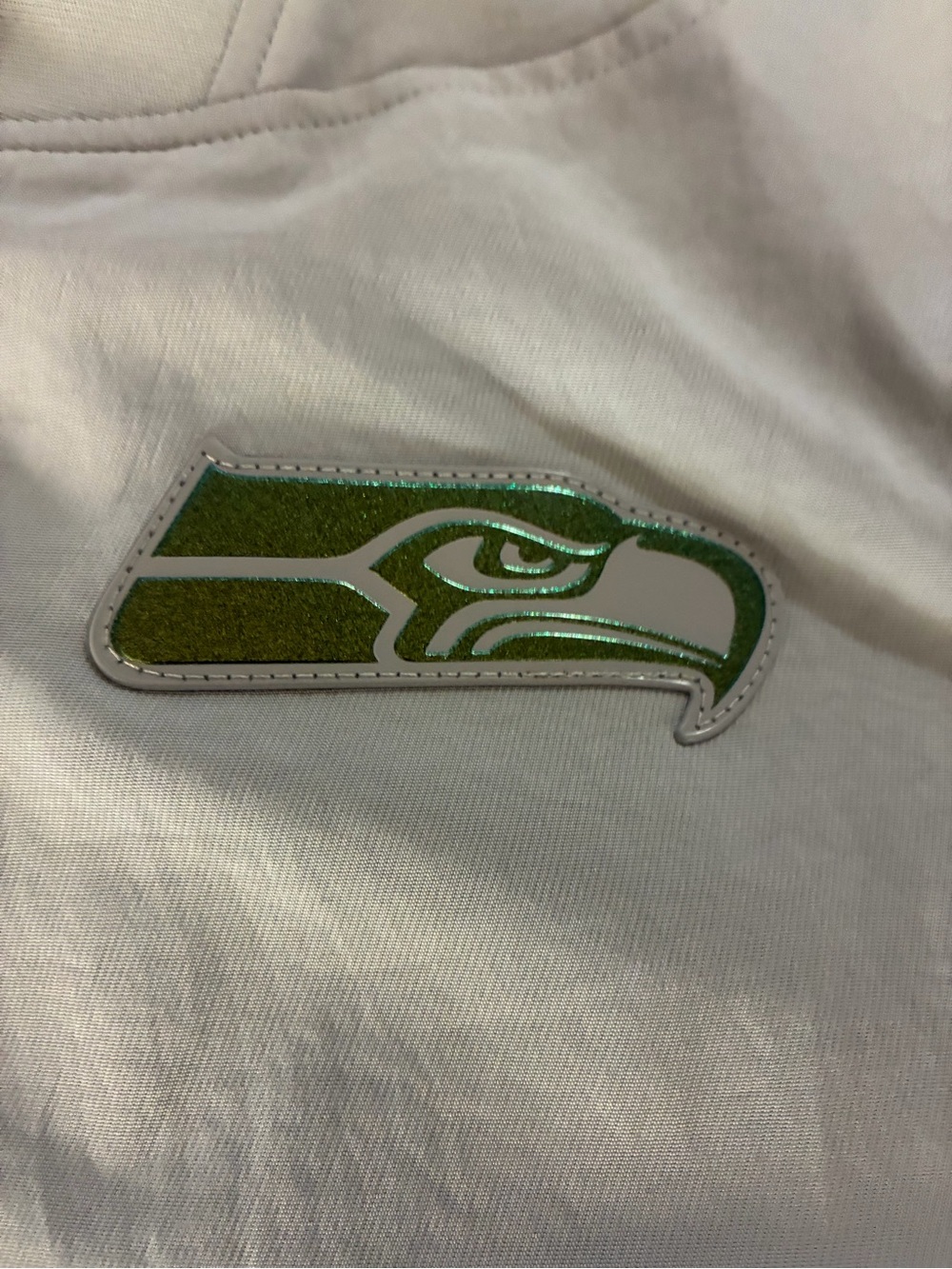 Seattle Seahawks Men’s Nike Wolf Gray Rivalry Bomber Jacket Retails $145 - Picture 2 of 16